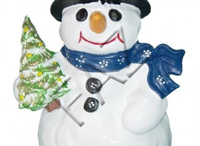 Design snowman figure sculpture figures stone figure concrete decoration decor new